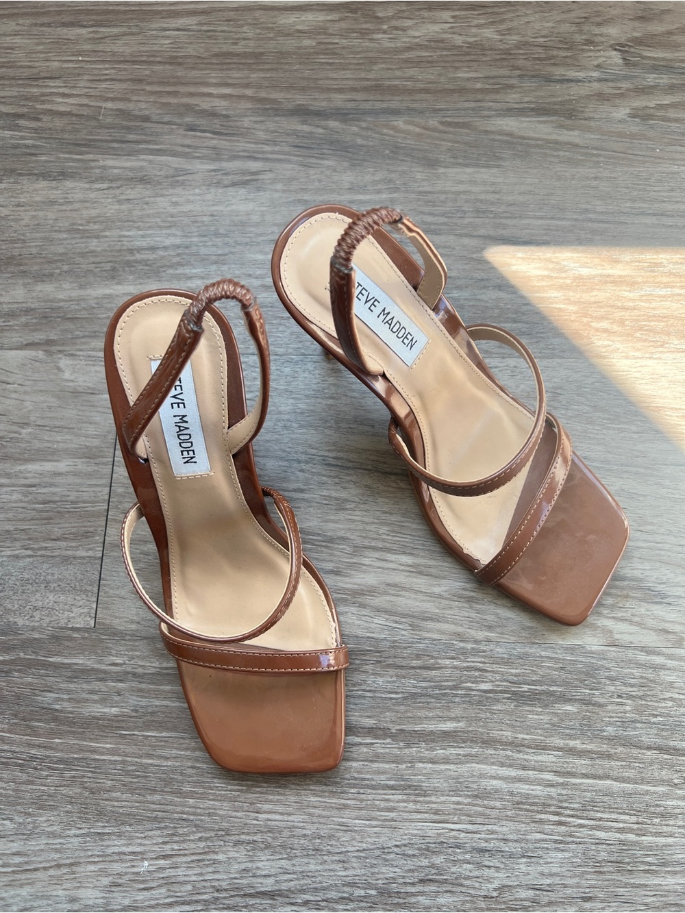 Steve Madden Cognac High Heels - Picture 2 of 7
